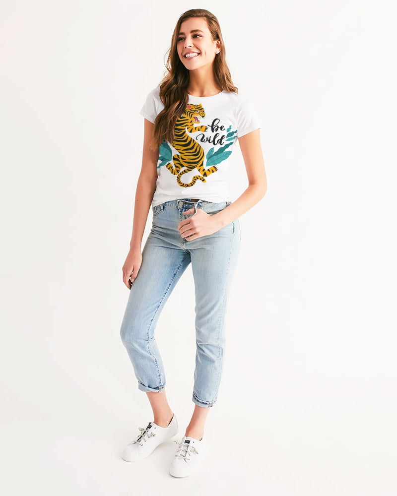 V Legend Tiger Images Women's All-Over Print Tee