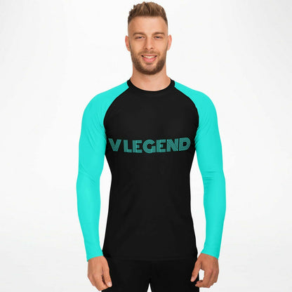 V Legend 2024 Men's Rashguard - Black And Green (3styles)