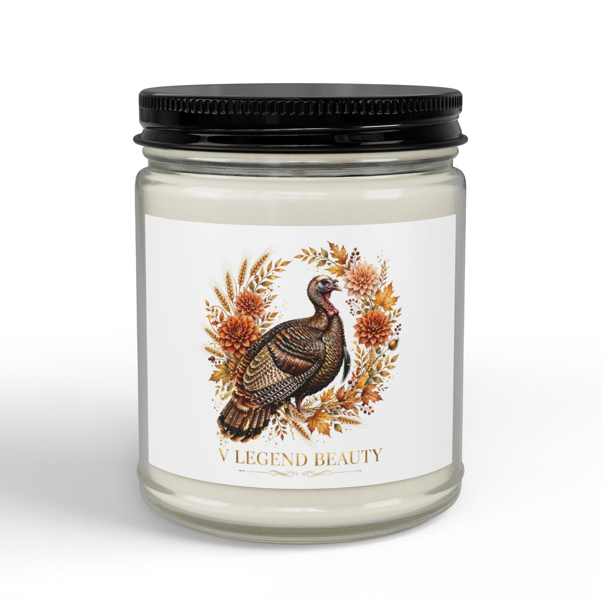 V Legend Beauty Thanksgiving Golden Turkey Candle