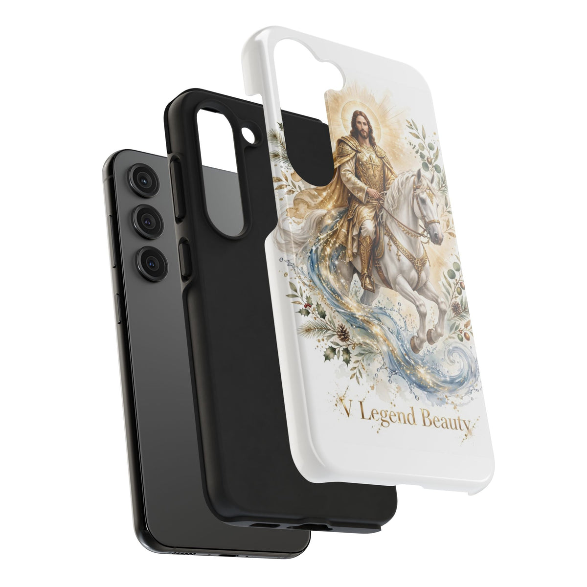 V Legend Beauty Golden Armor Jesus Phone Case – Samsung