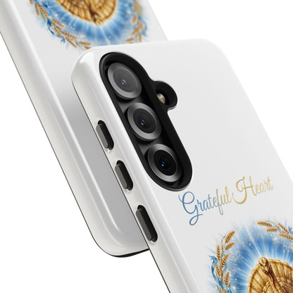 Grateful Heart Golden Turkey Phone Case | Thanksgiving Christian Gift | V Legend Beauty