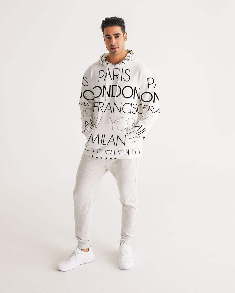 V Legend In Fashion City  Men's All-Over Print Hoodie