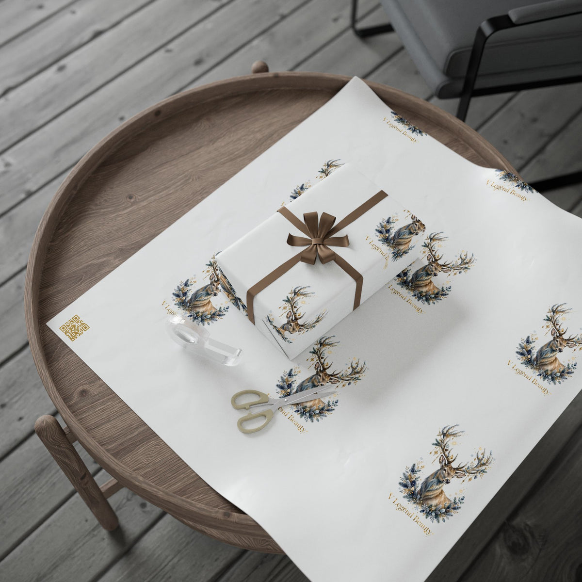 V Legend Beauty Dove River of Life Luxury Wrapping Paper