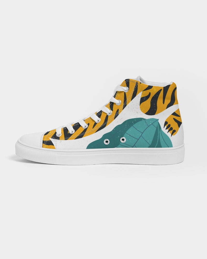 V Legend Tiger Images Women's Hightop Canvas Shoe