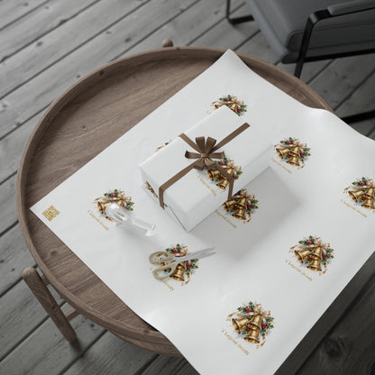 V Legend Beauty Golden Bells Luxury Wrapping Paper
