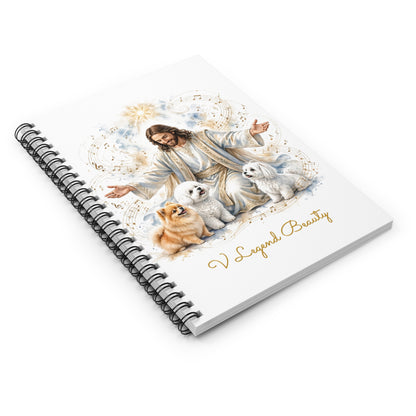 Charlie Amore Kingking with Jesus Notebook