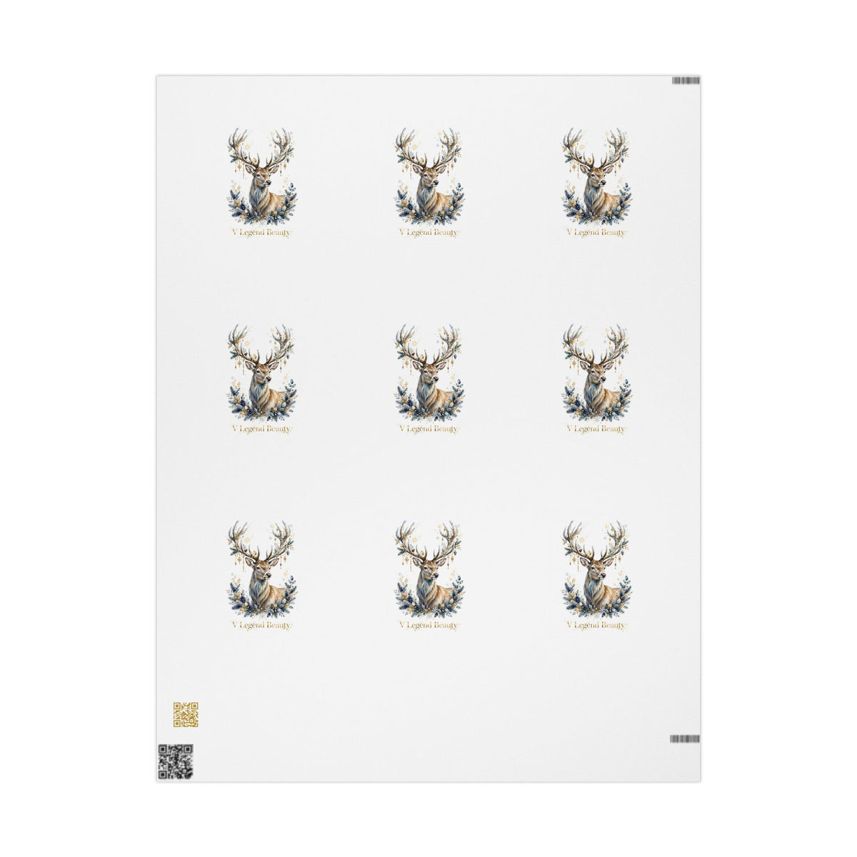 V Legend Beauty Dove River of Life Luxury Wrapping Paper