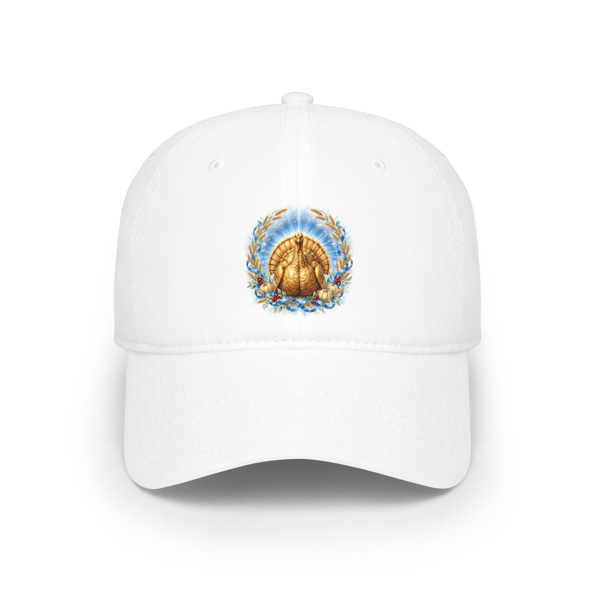 Thanksgiving Baseball Cap for Men | Grateful Heart Golden Turkey Christian Hat | V Legend Beauty
