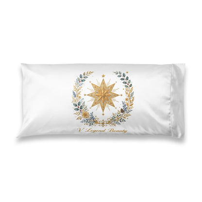 V Legend Beauty Christmas Bethlehem Star Satin Pillowcase