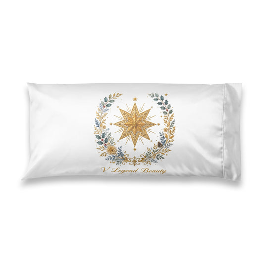 V Legend Beauty Christmas Bethlehem Star Satin Pillowcase
