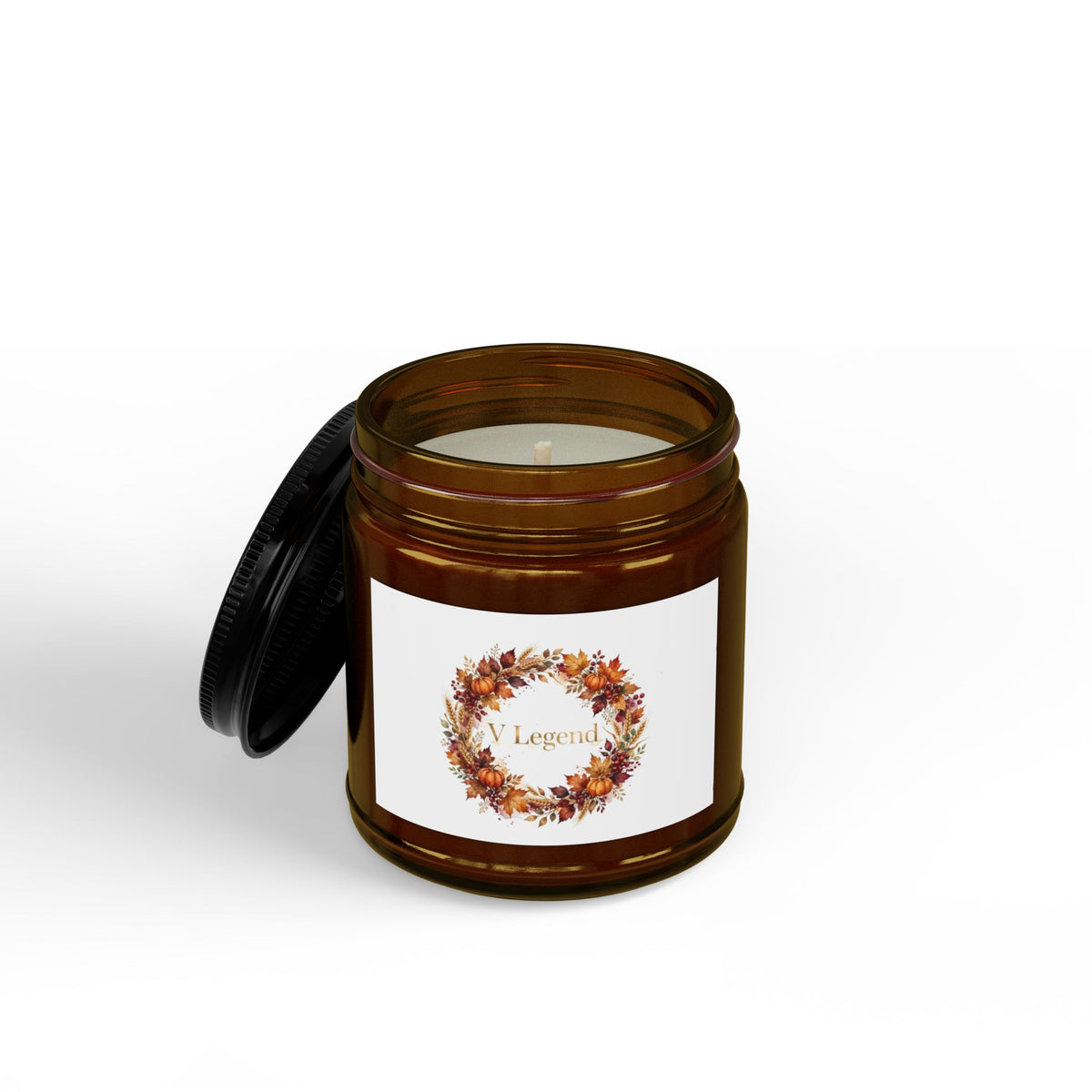 V Legend Beauty Thanksgiving Harvest Wreath Candle
