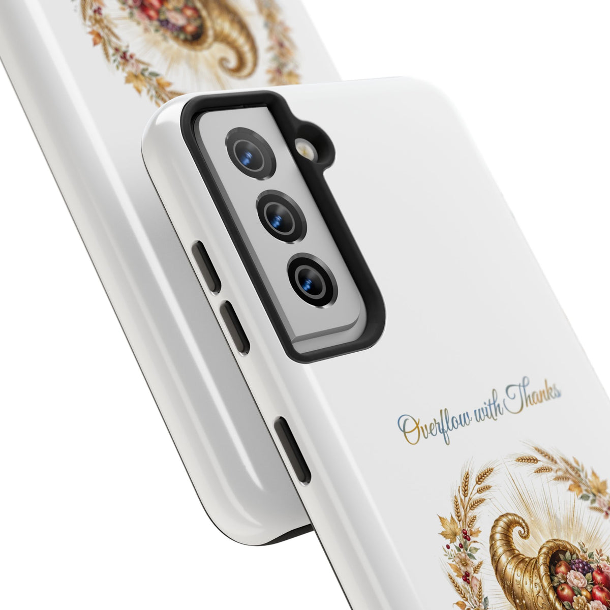 Overflow with Thanks Phone Case | Thanksgiving Christian Gift | V Legend Beauty