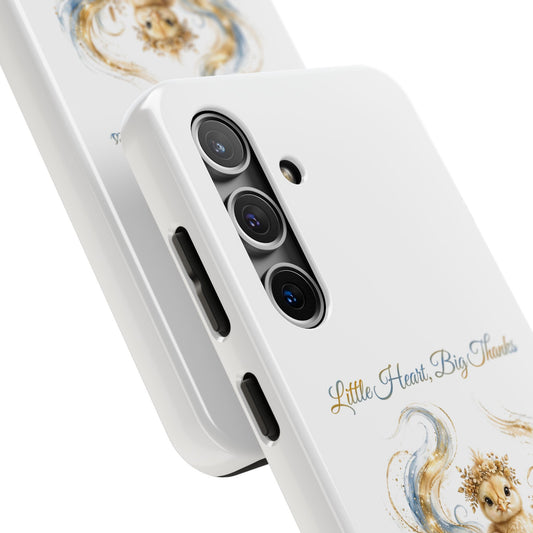 Little Heart, Big Thanks Phone Case | Thanksgiving Christian Gift | V Legend Beauty