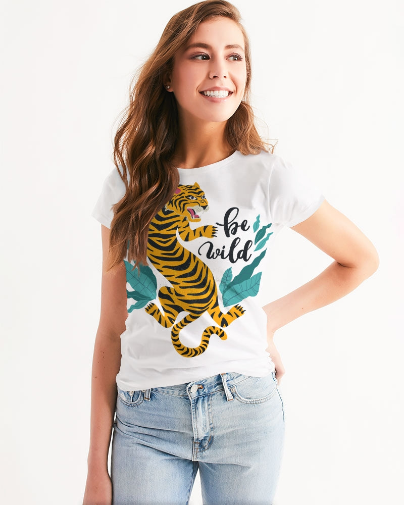 V Legend Tiger Images Women's All-Over Print Tee