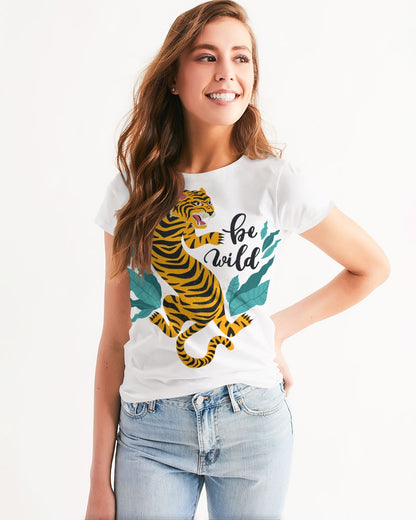 V Legend Tiger Images Women's All-Over Print Tee