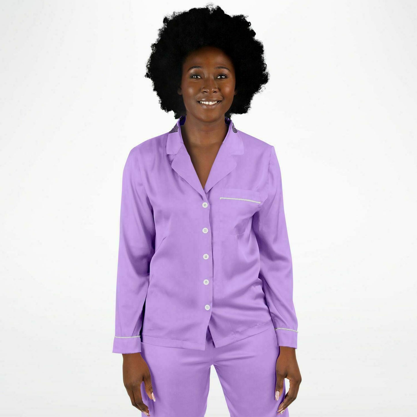 V Legend Women's Satin Pajamas - Luxury Purple (Mother Love 6 Colors)