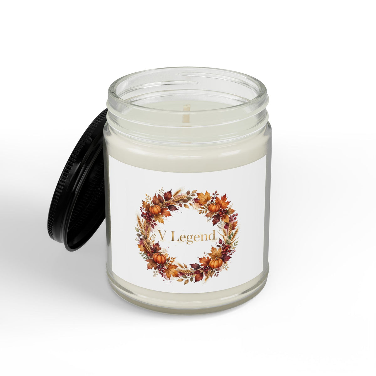 V Legend Beauty Thanksgiving Harvest Wreath Candle