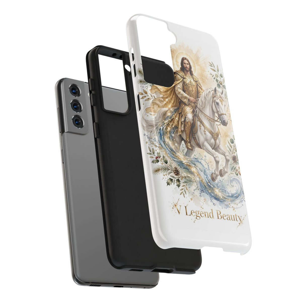 V Legend Beauty Golden Armor Jesus Phone Case – Samsung