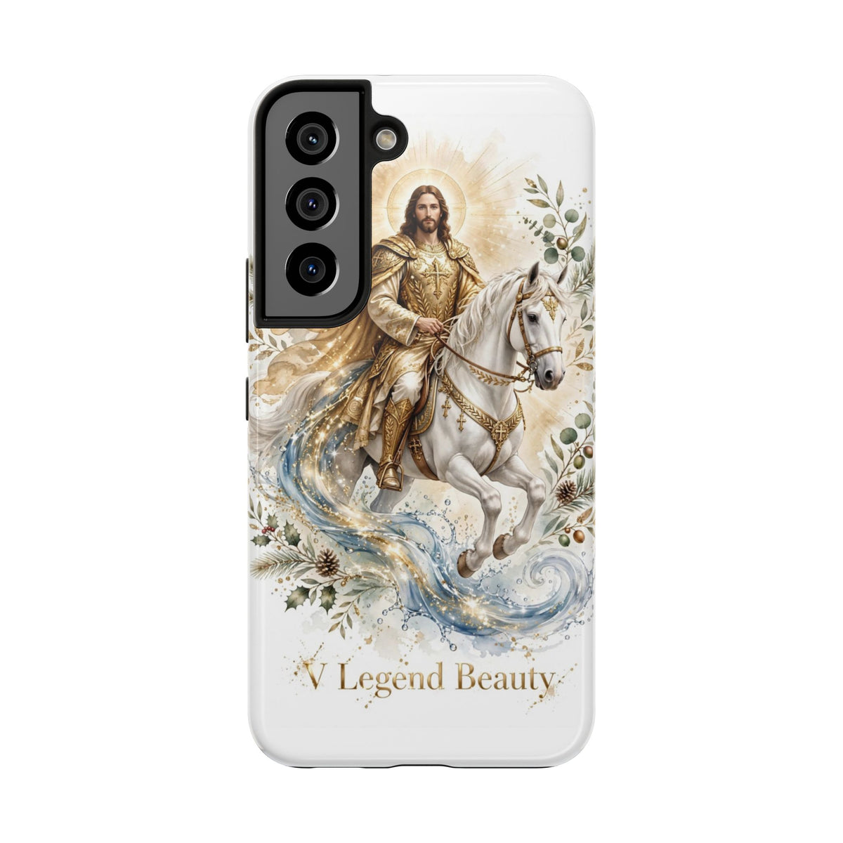 V Legend Beauty Golden Armor Jesus Phone Case – Samsung