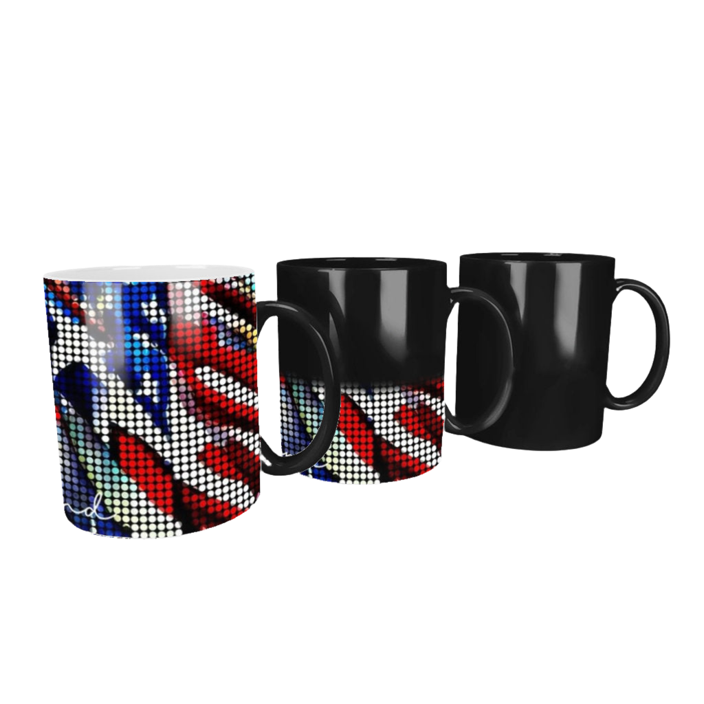 July 4th Gift Magic Heat Sensitive Colour Changing Mug