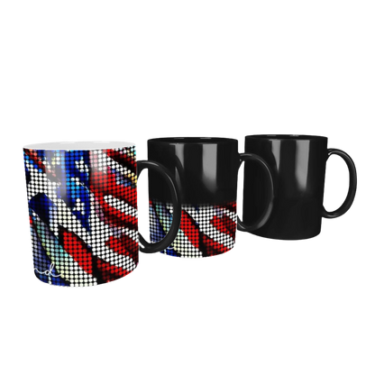 July 4th Gift Magic Heat Sensitive Colour Changing Mug