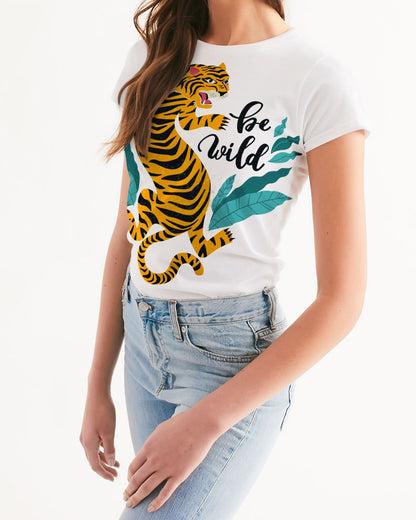 V Legend Tiger Images Women's All-Over Print Tee