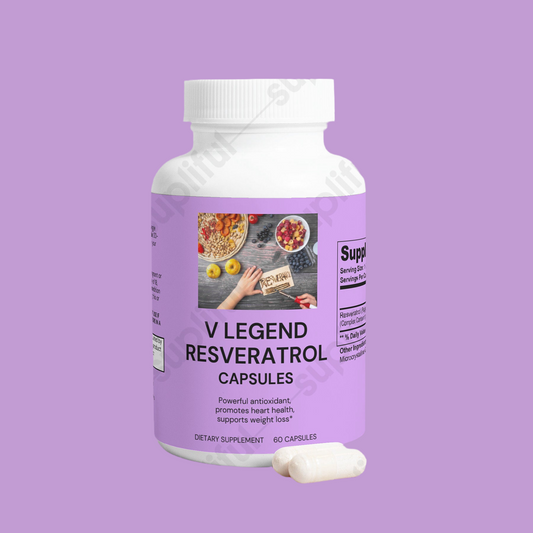 V Legend Resveratrol 50% 600mg MULTI-BERRY ~ADULT (FDA+NSF CERTIFICATE)