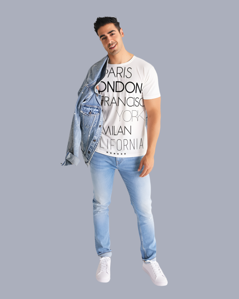 V Legend In Fashion City  Men's All-Over Print Tee