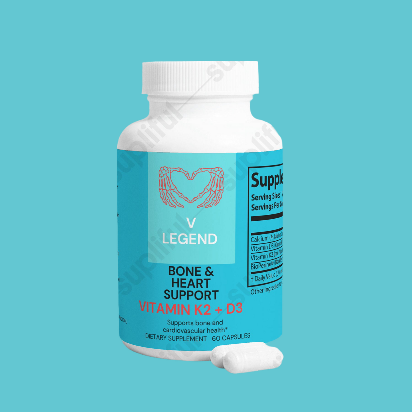 V Legend Bone & Heart Support Vitamin K2 +D3