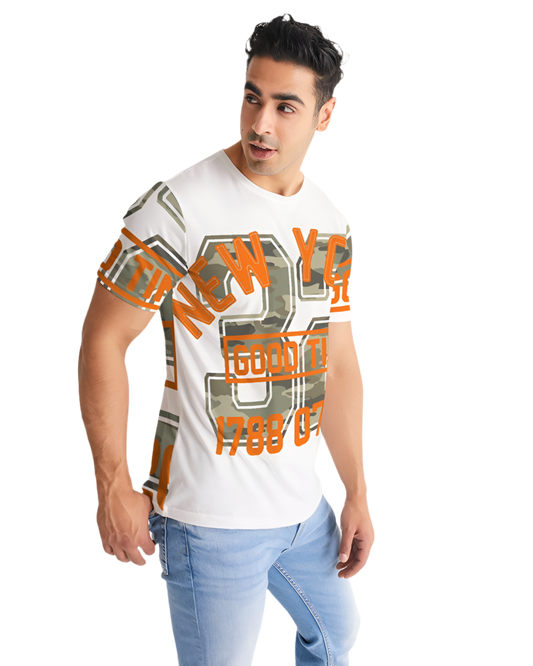 New York is V Legend City Men's All-Over Print Tee