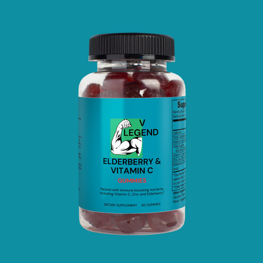 V Legend Daily Elderberry & Vitamin C Gummies For Adults