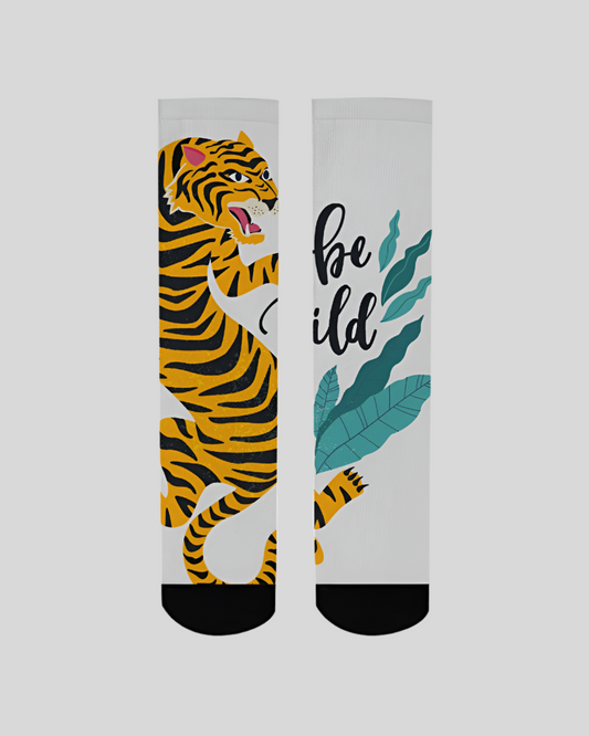 V Legend Tiger Images Men's Socks