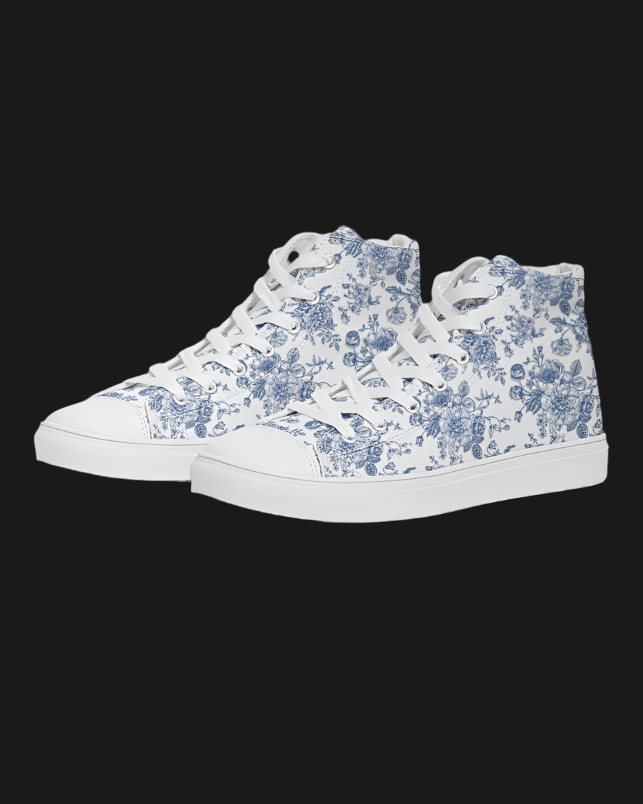 V Legend Just Blue  Men's Hightop Canvas Shoe