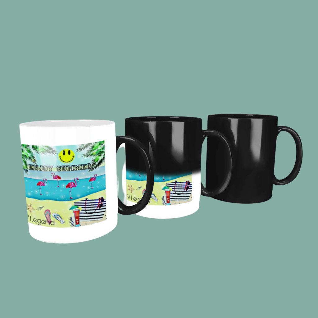 Happy Face Summer Color Changing Mug