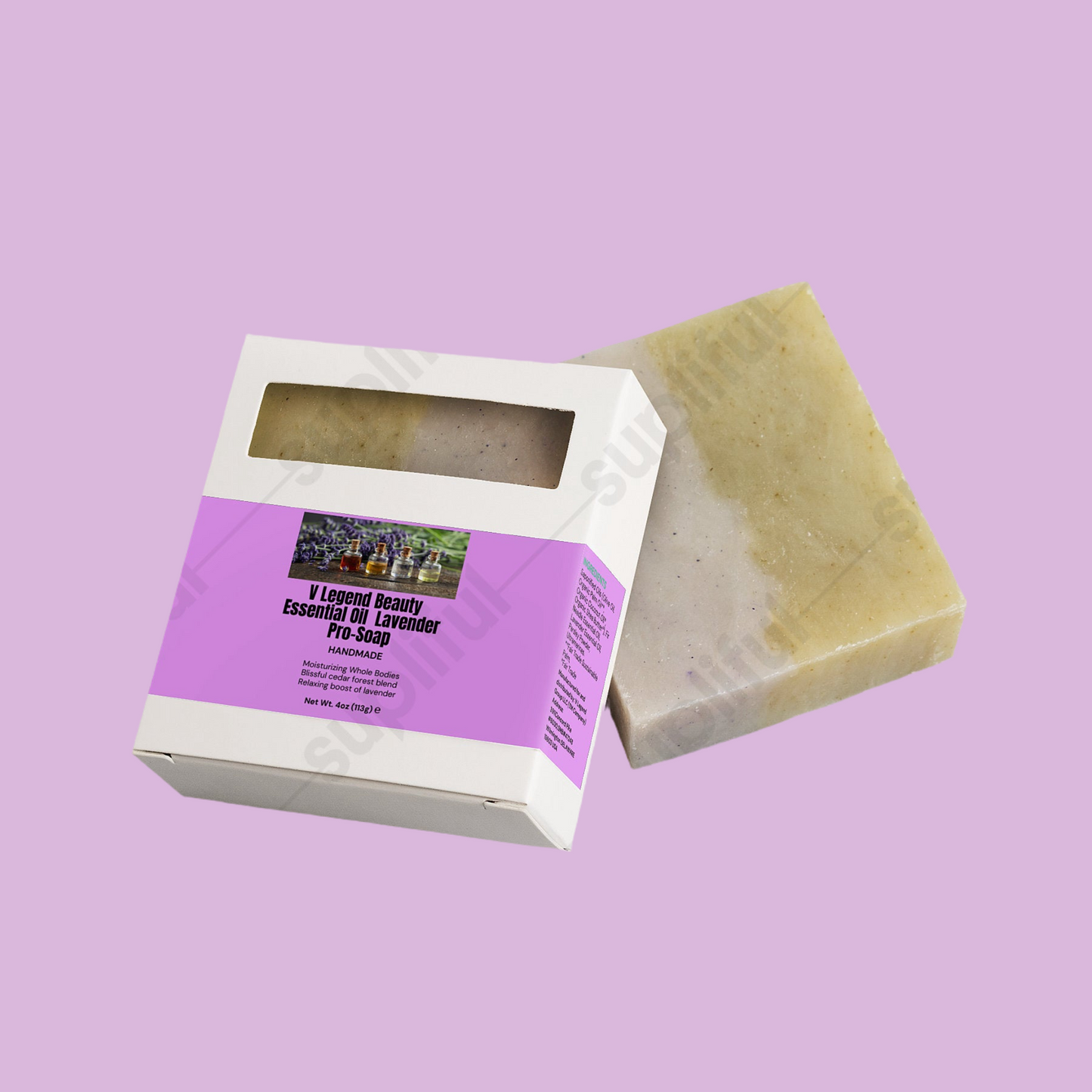 V Legend Beauty Essential Oil Lavender Pro-Soap