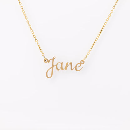 Girls Day Personalised Stainless Steel Necklace in Gold, Rose Gold, or Silver 🌟