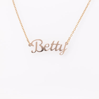 Girls Day Personalised Stainless Steel Necklace in Gold, Rose Gold, or Silver 🌟