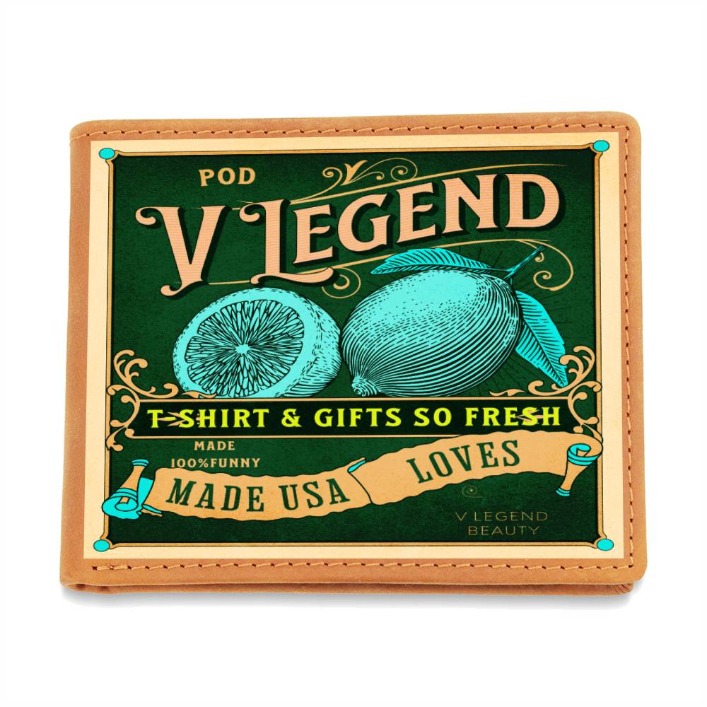 V Legend Graphic Leather Wallet: A Timeless Gifts