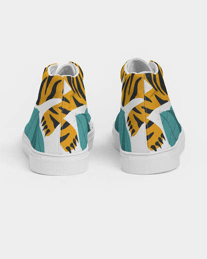 V Legend Tiger Images Women's Hightop Canvas Shoe