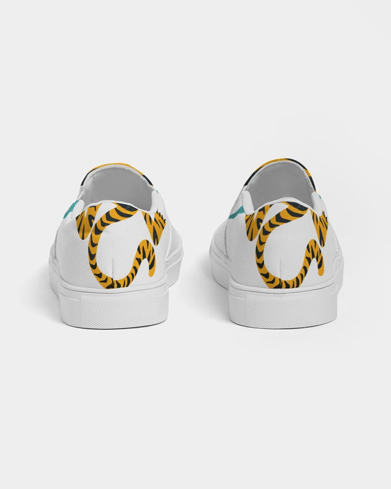 V Legend Tiger Images Women's Slip-On Canvas Shoe