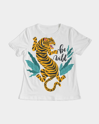 V Legend Tiger Images Women's All-Over Print Tee