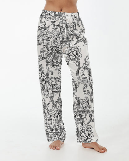 V Legend 2025 New Design Women's Satin indoor and outdoors Pajama Pants