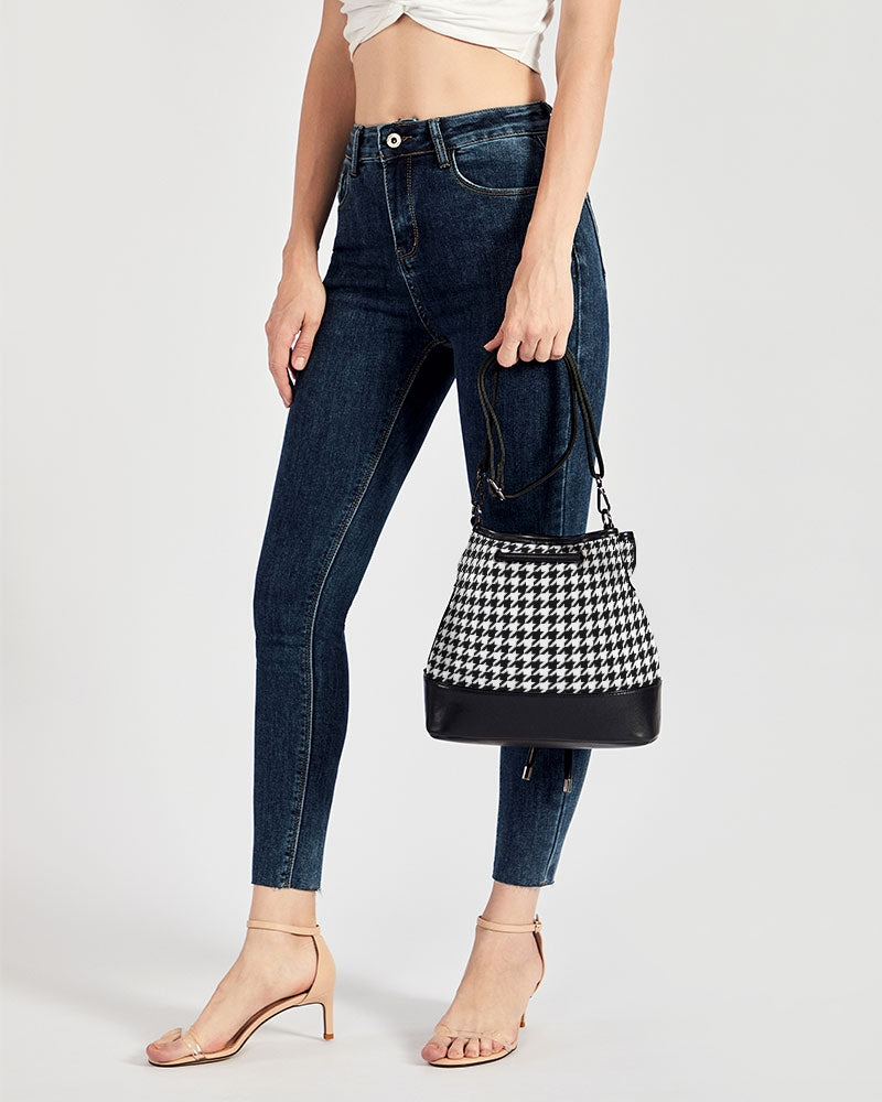 V Legend NYC Stylist  Mini Drawstring Bucket Bag