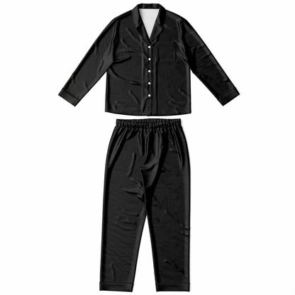 V Legend Women's Satin Pajamas - Luxury Black (Mother Love 6 Colors)