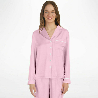 V Legend Women's 2024 Satin Pajamas - Little Pinky (Mother Love 6 Colors)