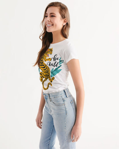 V Legend Tiger Images Women's All-Over Print Tee