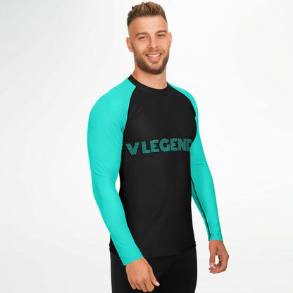 V Legend 2024 Men's Rashguard - Black And Green (3styles)