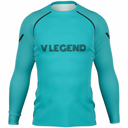 V Legend 2024 Men's Sports Handsome Rashguard - Light Green