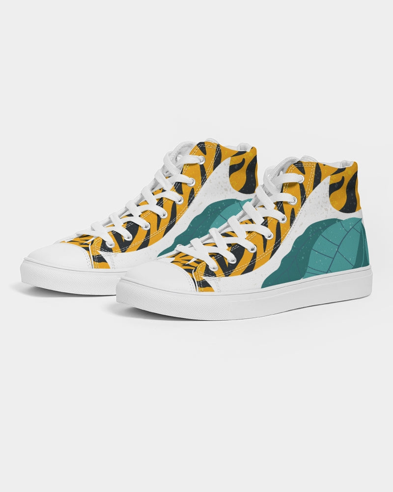 V Legend Tiger Images Women's Hightop Canvas Shoe