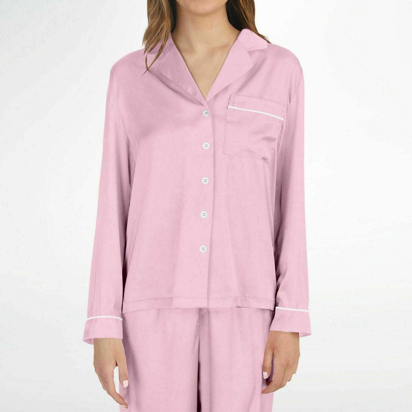 V Legend Women's 2024 Satin Pajamas - Little Pinky (Mother Love 6 Colors)